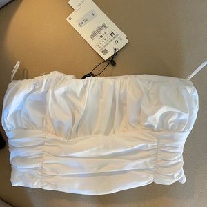 Never been work Zara crop top!